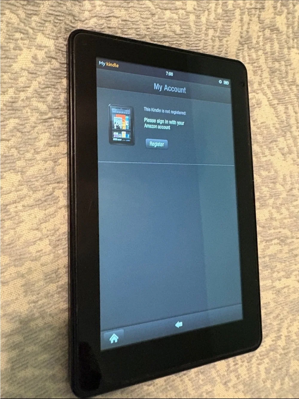 Amazon Kindle Fire 1st generation original eReader tablet version 6.3.4